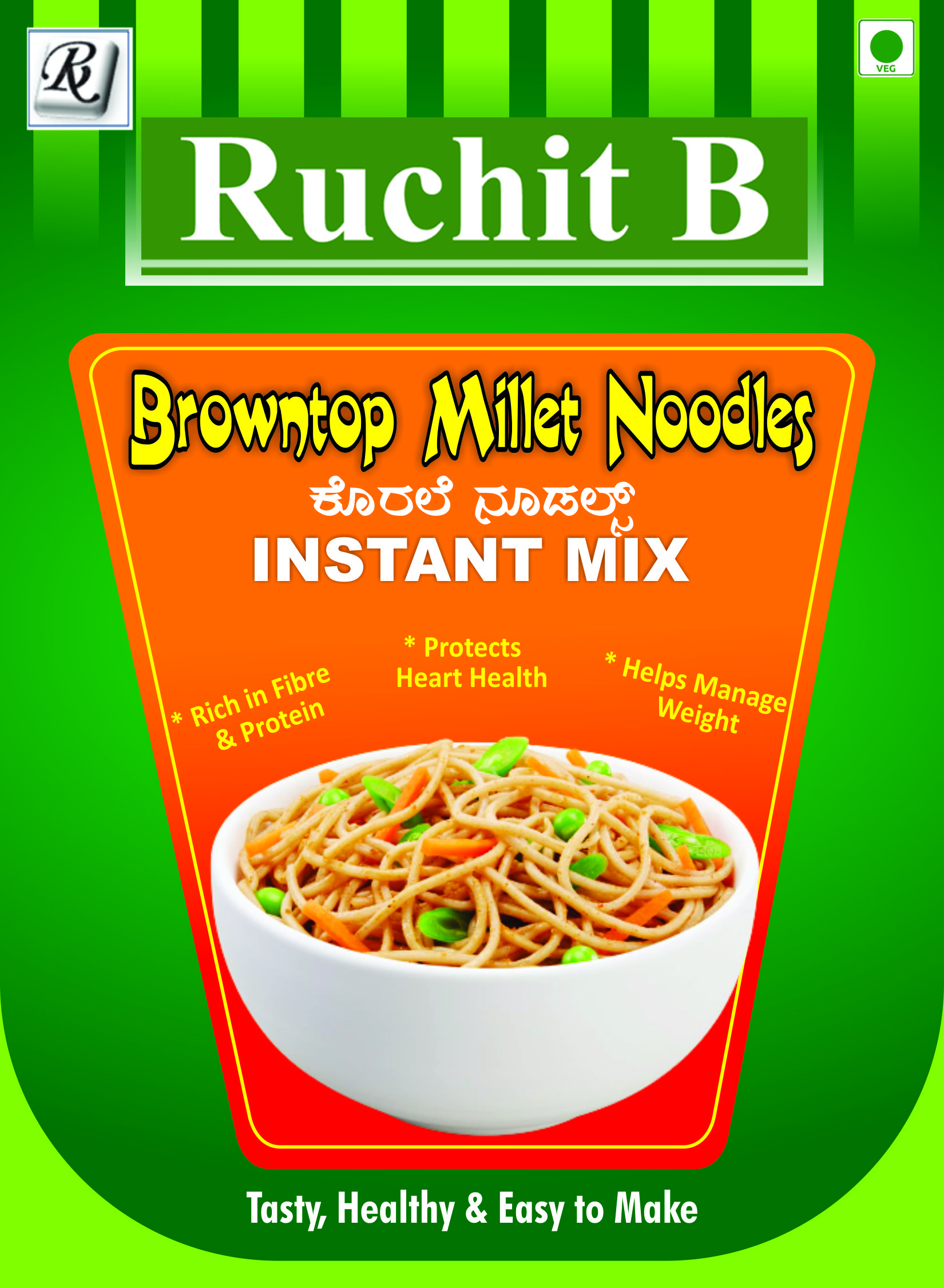 Browntop Millet Noodles