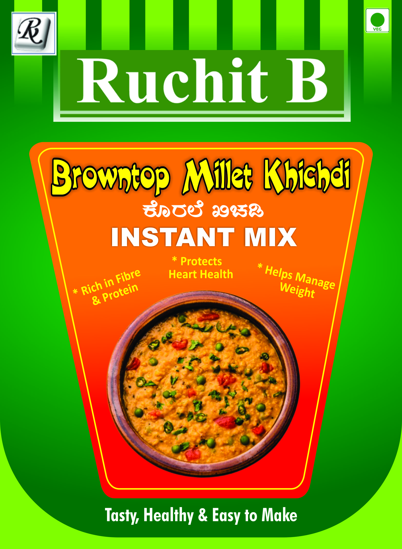 Browntop Millet Khichdi